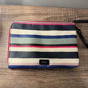 Fossil makeup bag/wristlet
